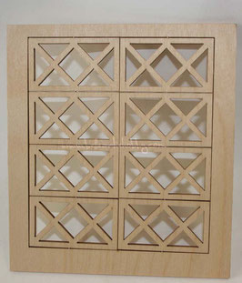Sagome pretagliate per miniature,in legno