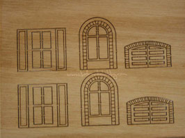 Sagome pretagliate per miniature Pai 258