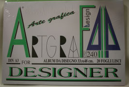 Album da disegno Artgraf 20 fogli  lisci