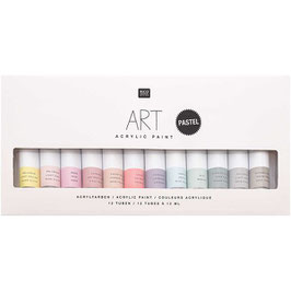 RICO DESIGN ART KÜNSTLER ACRYLFARBEN-SET PASTELL