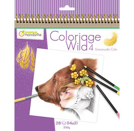 Avenue Mandarine Colouring book Wild 4 - Emmanuelle Colin