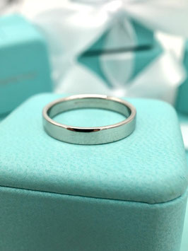 Tiffany&Co. Essential Ehering aus Platin, 4mm Breite