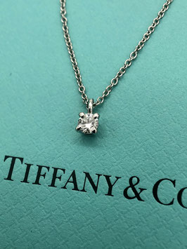 Tiffany&Co. Solitär Kette 0.12 Karat, 950 Platin