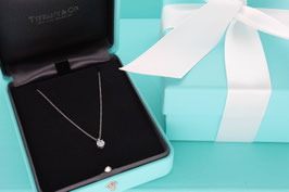 Tiffany&Co. Solitär Kette 0.40 Karat, 950 Platin