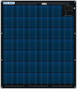 SOLARA Solar panel S320P41 (12V/80Wp/320Wh/d)