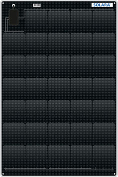SOLARA Solar panel S440M34 (12V/110Wp/440Wh/d)