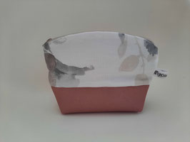 Kosmetiktasche EISROSE auf Rosegold