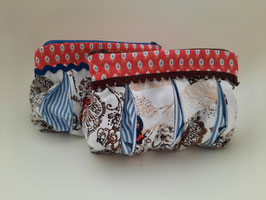 Kosmetiktasche mit Kellerfalten SCHMETTERLING