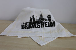 Geschirrtuch mit Skyline Schwäbisch Hall oder Crailsheim