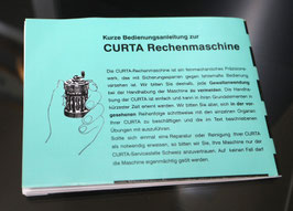 Short Instruction Manual for Curta I and II – High-Quality Reprint in German