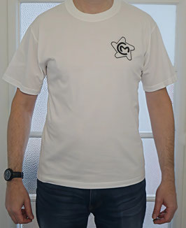 T-Shirt Curta - 100% Baumwolle - weiss Logo Curta vorne