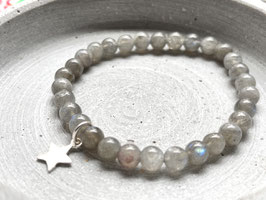 STAR LIGHT Labradorit Armband mit Stern