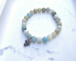 Armband ATLANTIS Amazonit und Spirale