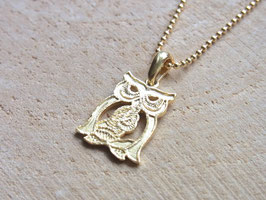 Kette "THE OWL" Eule gold