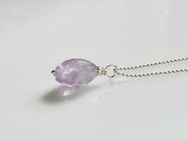 Kette Amethyst Anhänger Silber
