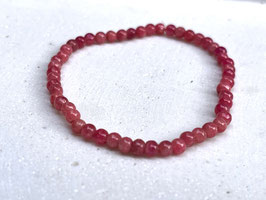 Armband mit pink Turmalin Perlen