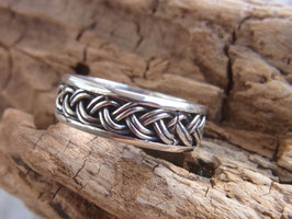 Ring Flechtmuster Silber