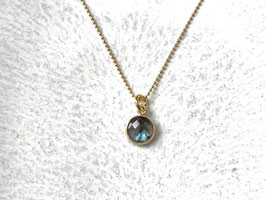 Zarte Labradorit Kette gold