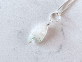 Kette INNER LIGHT Prasiolith Silber