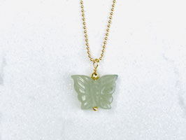 I AM BEAUTIFUL Kette Schmetterling Jade