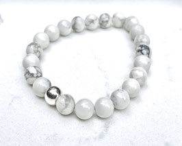Armband "RELAX" mit Magnesit Kugel 8 mm