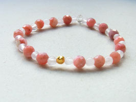 Armband rosa Andenopal Rosenquarz