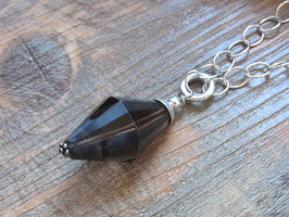 Kette Rauchquarz Silber
