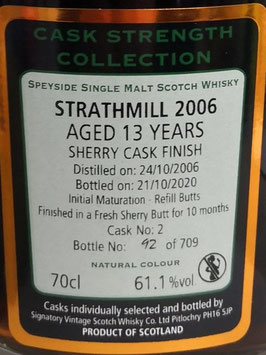 Strathmill 2006 aged 13y.