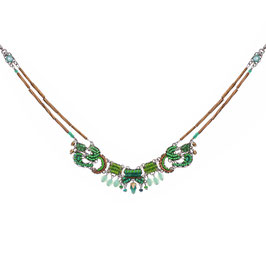 AYALA BAR COLLIER "GREEN SMALL NECKLACE GRASSLAND"