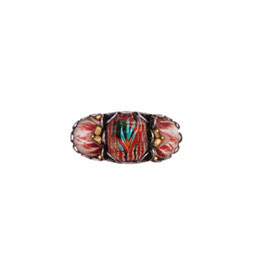 AYALA BAR RING "WARM ENERGY ZINNIA"