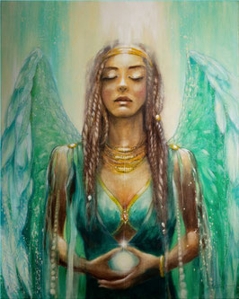 Wandbild - Engel der Meditation