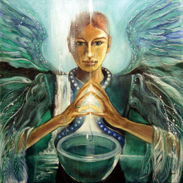 Leinwandbild Erzengel Remiel (a) - Engel der Heilung