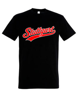 Stuttgart-FANSHIRT - schwarz/rot