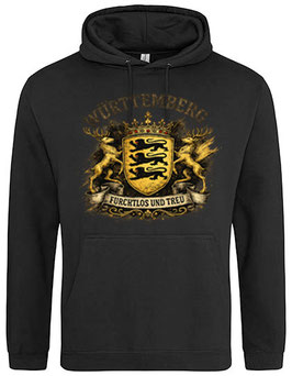 Württemberg-Hoodie, Farbe Schwarz