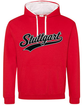 Stuttgart-UnisexHoodie - red/black