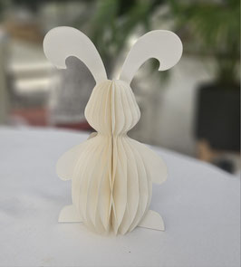 Papierhase zum Entfalten