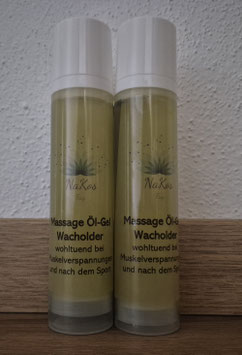Massage Öl-Gel Wacholder