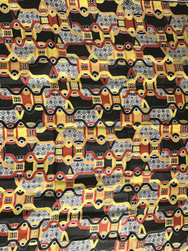 # 42 - Tissu WAX pagne africain 182X118CM -  100% Coton- African Print