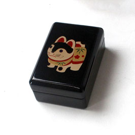 Petite boîte à Laque Wajima noir