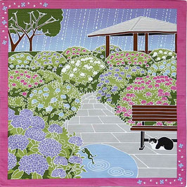 Furoshiki "Petite promenade sous la pluie"