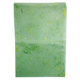 Papier artisanal Futamata washi (vert bleuté)