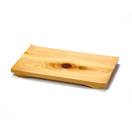 planche de présentation rectangulaire, bois de Hinoki