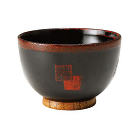 Petit Bol bois laqué noir Akebono