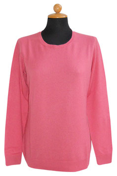 -40% Gran Sasso Donna Girocollo Puro Cashmere Rosa