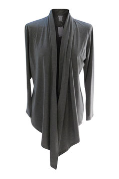 -40% Gran Sasso Donna Cardigan Estivo Grigio Cotone e Modal