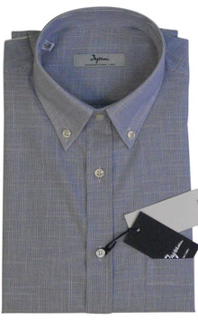 Ingram Camicia Grandi Taglie (49,50) Mezza Manica c/taschino Riga Stretta Blu