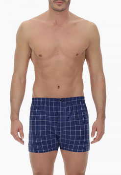 -30% Perofil Boxer Gelion Cotone Con Bottoni  Quadro Blu 2