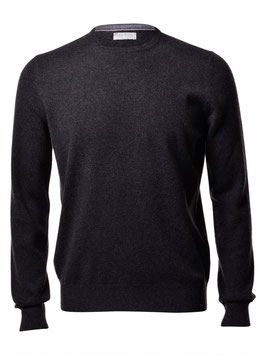 -20% Maglione Gran Sasso Puro Cashmere Antracite Slim Fit