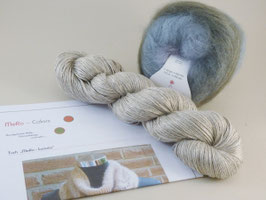 Materialpaket Tuch MeRo Lunata - Pastell