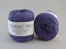 Hjertegarn Organic Trio Fb 5001 Dunkles Blau